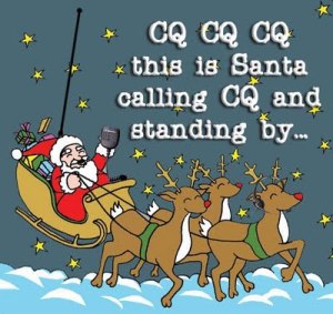 Santa on Ham Radio 