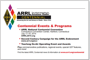 The ARRL 2014 Centennial