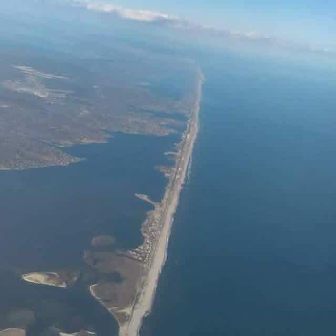 Fire Island NY Aerial View