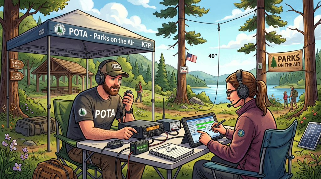Parks on the Air amateur radio outdoor activation